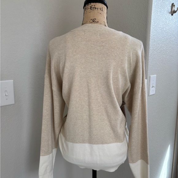 NAADAM Beige and Cream Knit Sweater - Picture 5 of 7